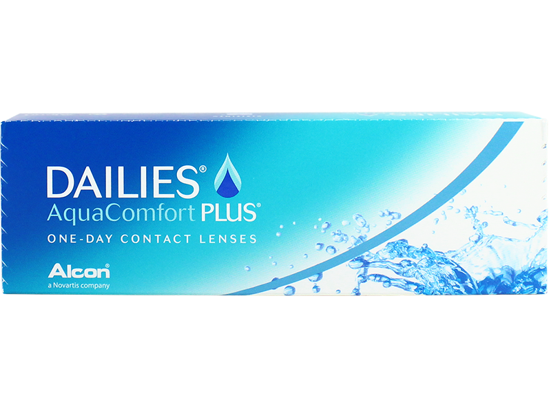 Dailies AquaComfort Plus contact lens package