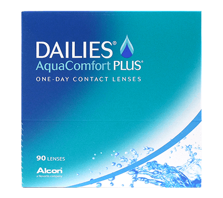 Dailies AquaComfort Plus contact lens package