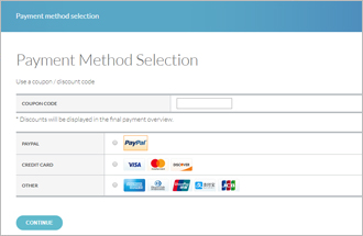 Step 3: Choose how you will pay