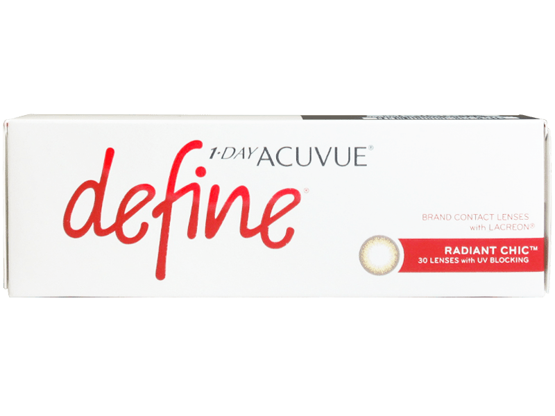 1 Day Acuvue Define Moist Radiant Chic with LACREON 