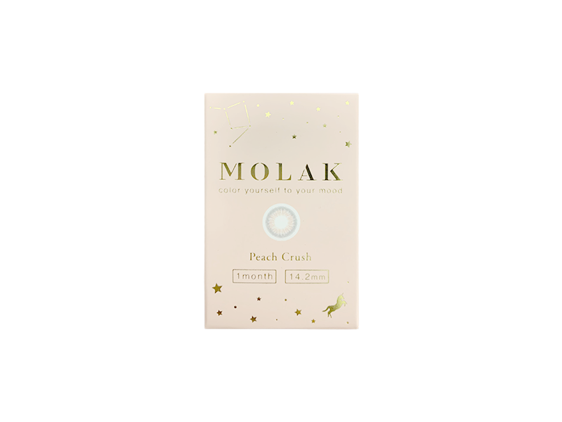 MOLAK 1 Month Peach Crush (2 lenses per box)